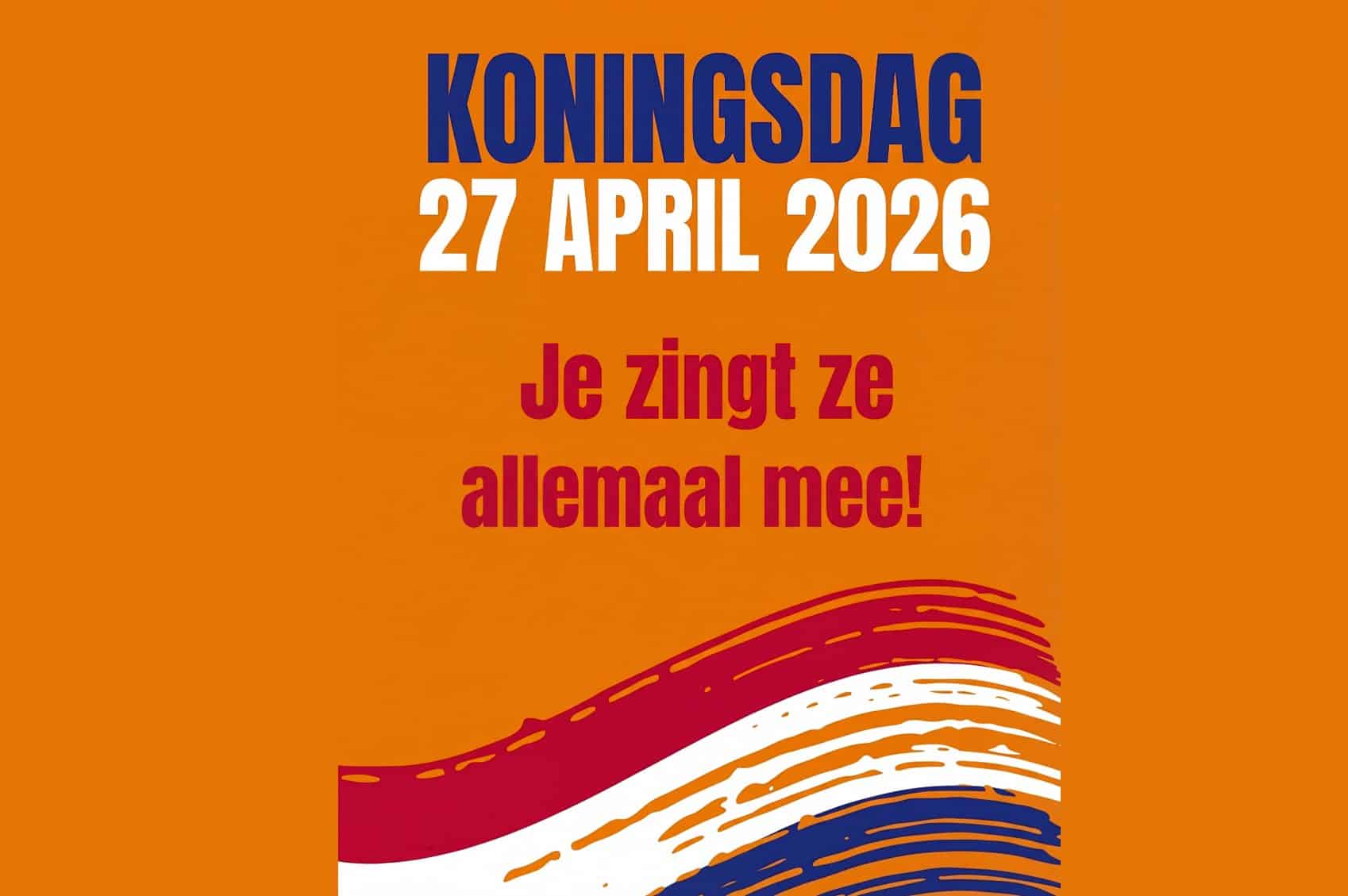 Koningsdag 2026